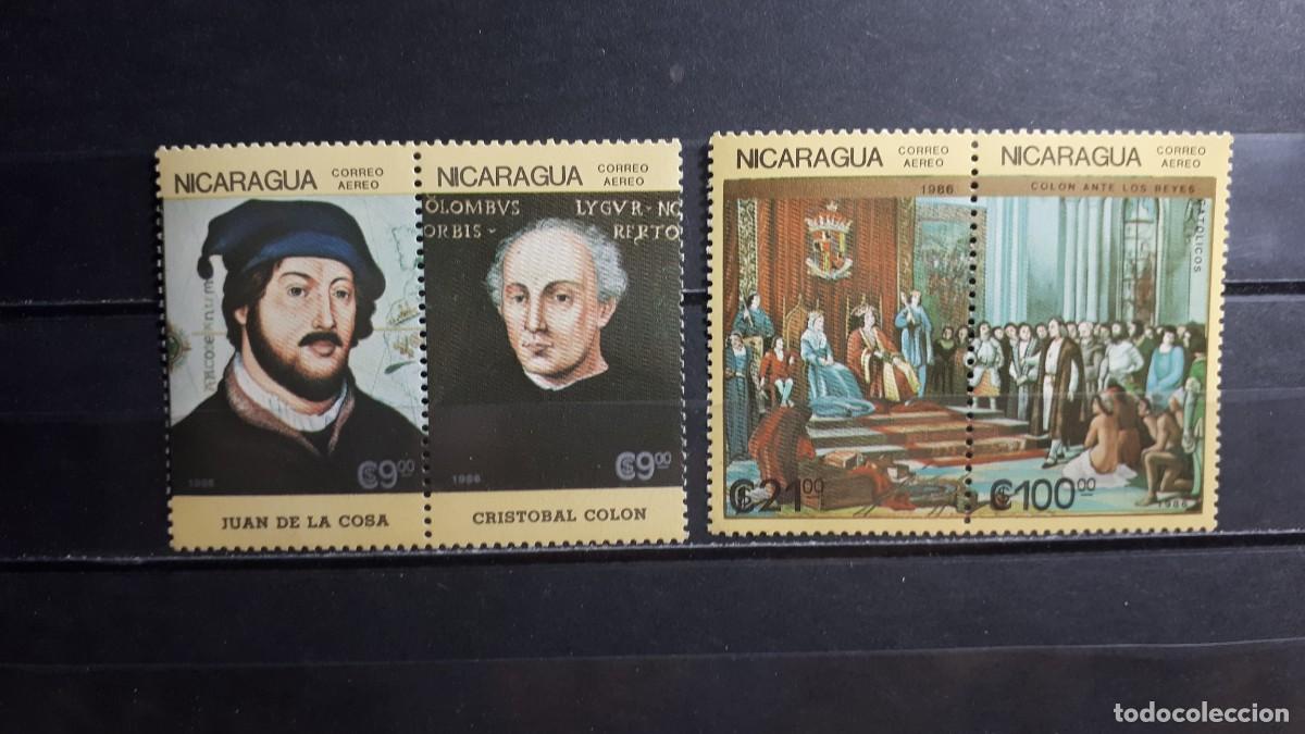 Sellos: NICARAGUA. A&Ntilde;O 1986. **. YVERT A&eacute;reo 1171/4