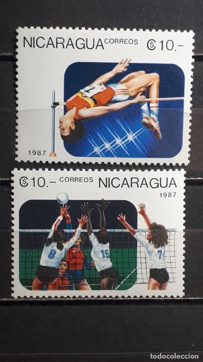 Sellos: NICARAGUA. A&Ntilde;O 1987. **. YVERT 1477/8