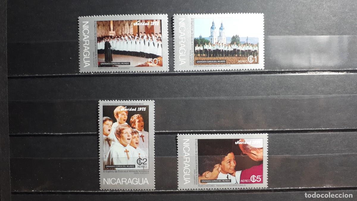 Sellos: NICARAGUA. A&Ntilde;O 1975. **. YVERT A&eacute;reo 853/6
