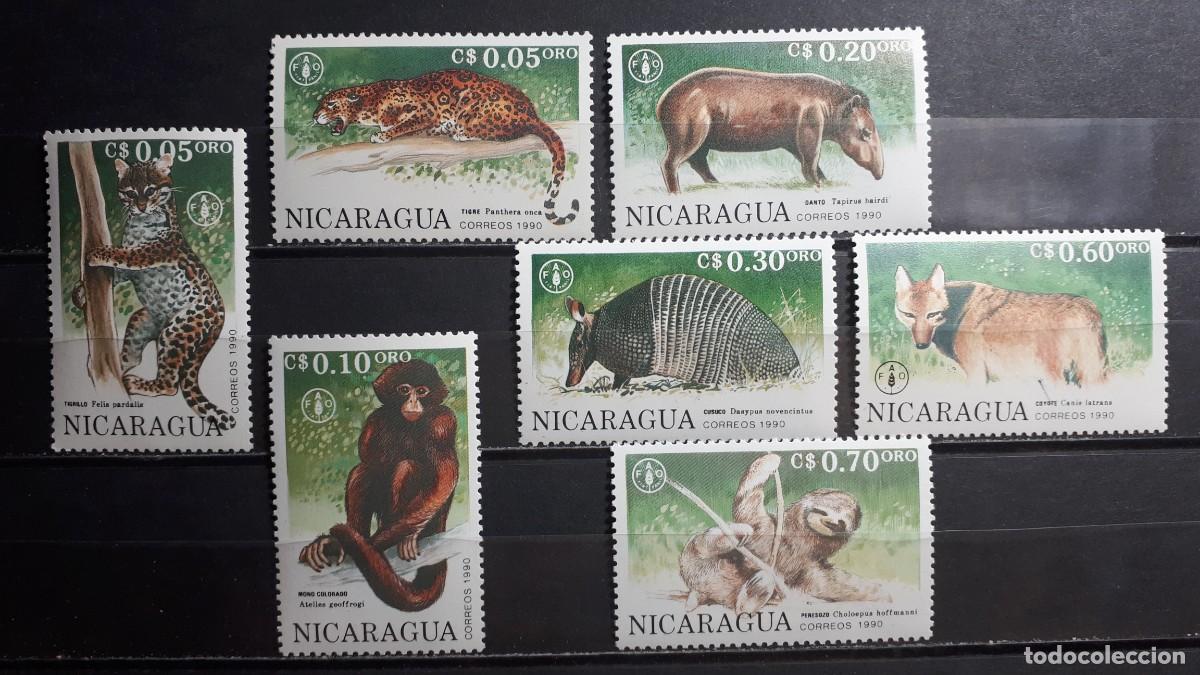 Sellos: NICARAGUA. A&Ntilde;O 1990. **. YVERT 1551/7