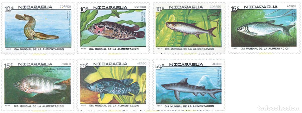 Sellos: 68835 MNH NICARAGUA 1987 DIA MUNDIAL DE LA ALIMENTACION