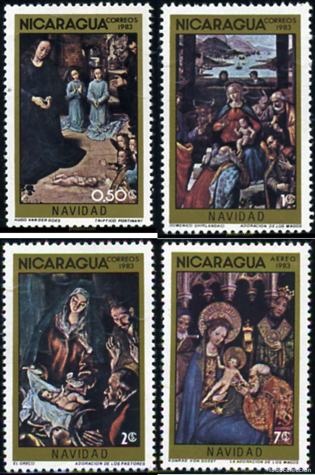 Sellos: 347654 MNH NICARAGUA 1983 NAVIDAD