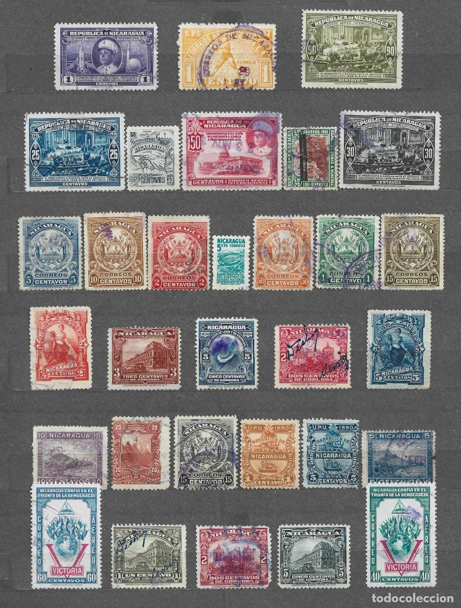 Sellos: Lote de sellos de Nicaragua - a identificar - D10