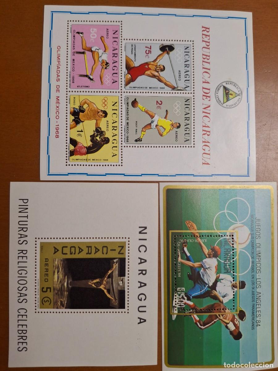 Francobolli: HB601 HOJITAS BLOQUE de NICARAGUA en NUEVO ideal para tematicas (leer descripcion)