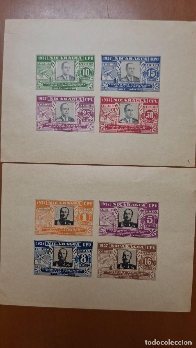Timbres: HB607 HOJITAS BLOQUE de NICARAGUA en NUEVO ideal para tematicas (leer descripcion)