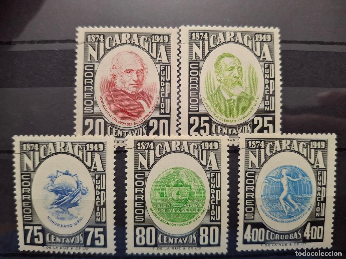 Selos: HB1668 GRANDES SERIES MUNDIALES sellos en NUEVO** NICARAGUA 749/753