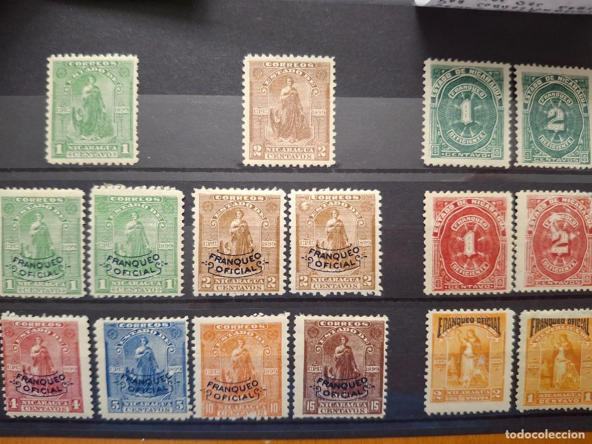 Selos: HB1672 GRANDES SERIES MUNDIALES sellos en NUEVO* NICARAGUA 1896/99 sobrecarg correspondencia gobiern