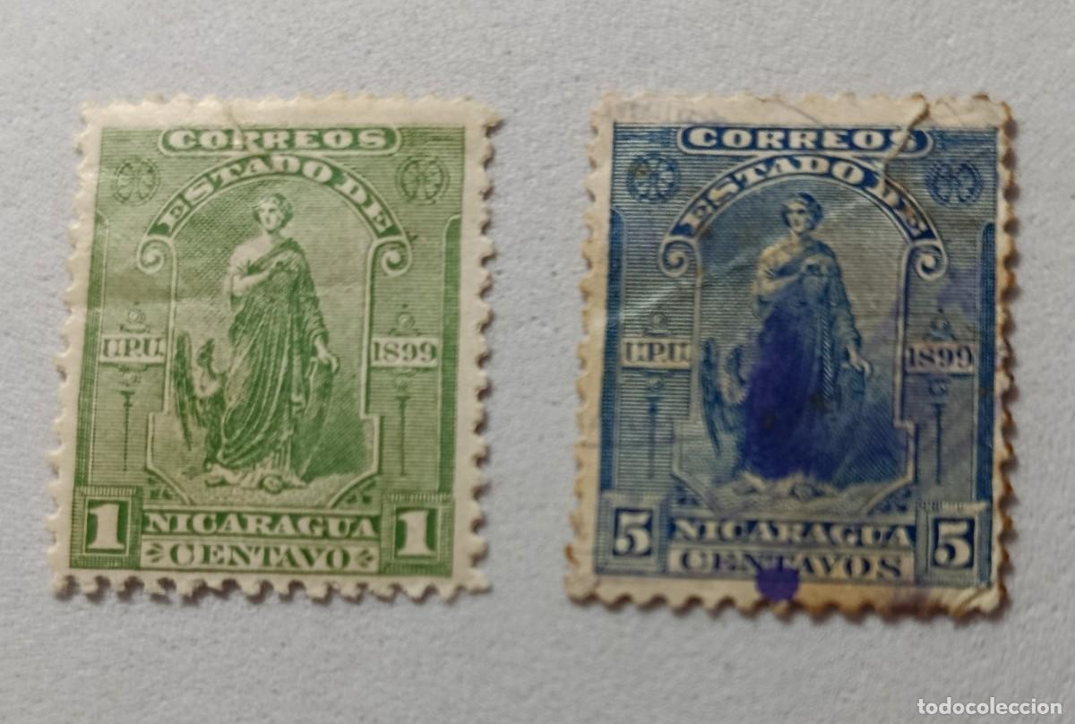 Sellos: Sellos Nicaragua 1899 Justicia.