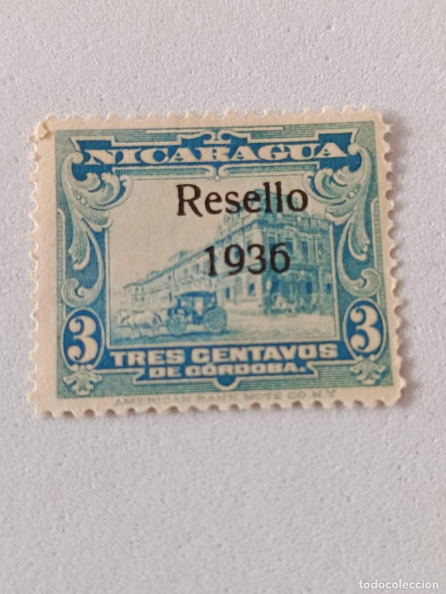 Sellos: Sellos Nicaragua 1936 Sellos de 1.929 y 1.933 sobrecargados &rdquo;Resello - 1936&rdquo;