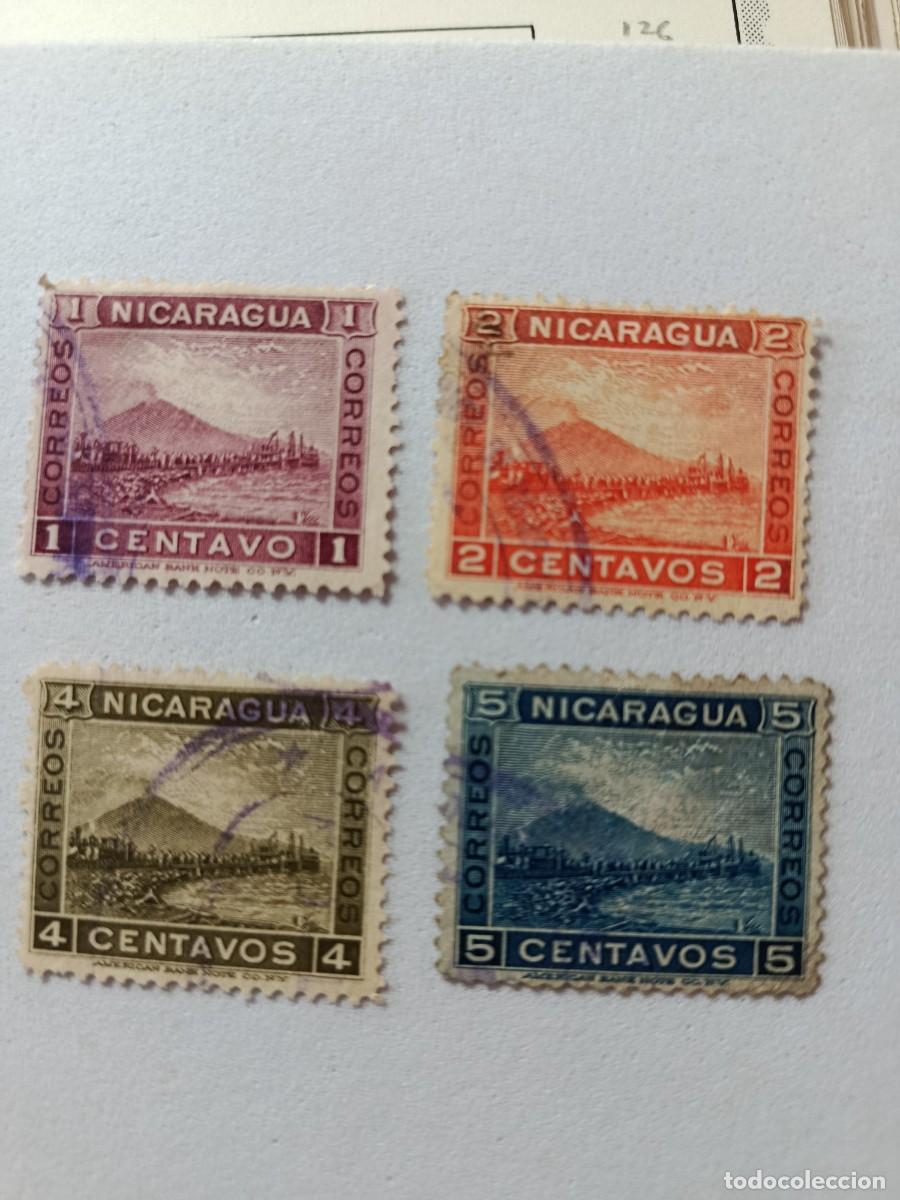 Sellos: Sellos Nicaragua 1900 Volc&aacute;n Momotombo.