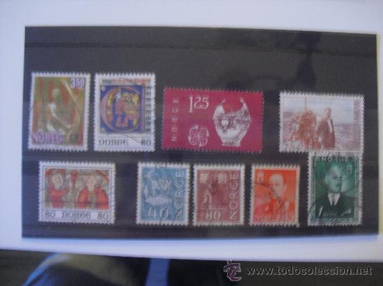 Sellos: 9 sellos de Noruega - Foto 1