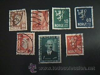 Sellos: Lote 7 sellos de NORGE - Foto 1