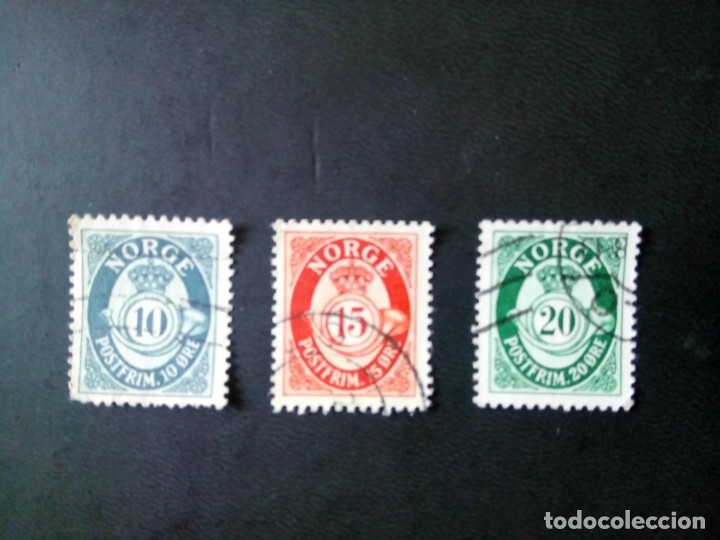 Sellos: NORUEGA 1952, CORNETA POSTAL - Foto 1