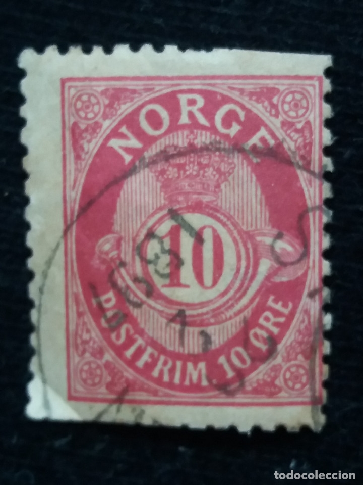 noruega 10 ore postfrim a o 1898 Buy Antique stamps of