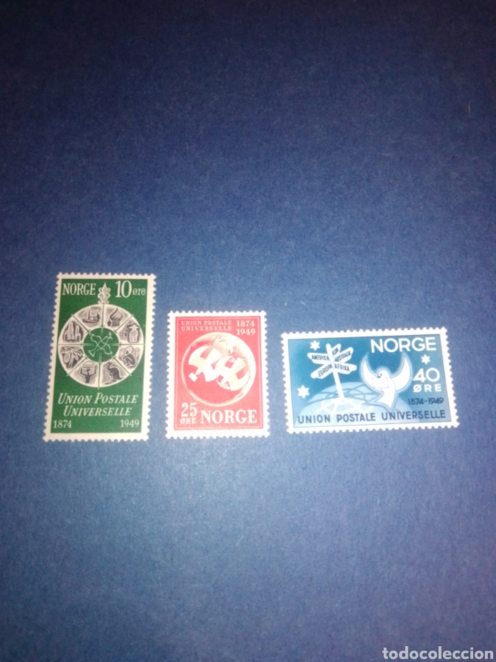 Sellos: UPU 1949 Noruega ...... - Foto 1