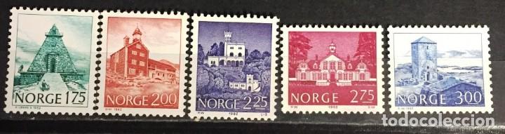 Sellos: noruega, Monumentos - Foto 1