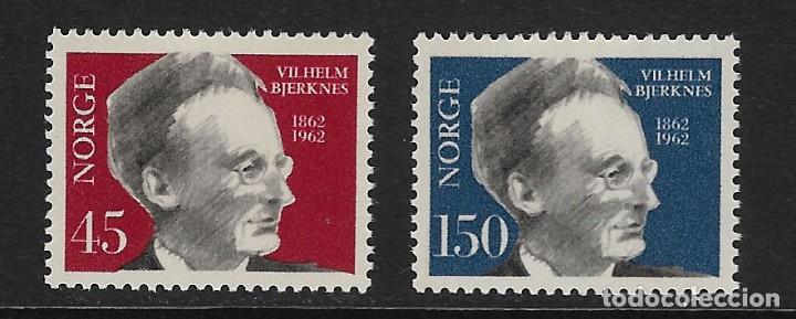 Sellos: NORUEGA. Yverrt ns&ordm; 423/24 nuevos y defectuosos