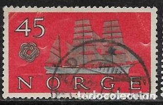 Sellos: NORUEGA YVERT 404, BARCOS - Foto 1