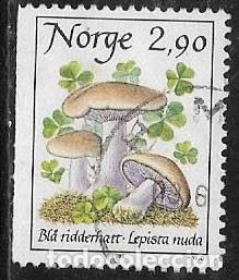 Sellos: NORUEGA YVERT 946, FLORA - Foto 1
