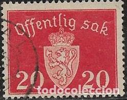 Sellos: NORUEGA SERVICIOS YVERT 26 - Foto 1