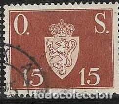 Sellos: NORUEGA SERVICIOS YVERT 62 - Foto 1
