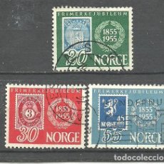 Sellos: NORUEGA 1955- YVERT NRO. 355-57 - USADO. Lote 364408901