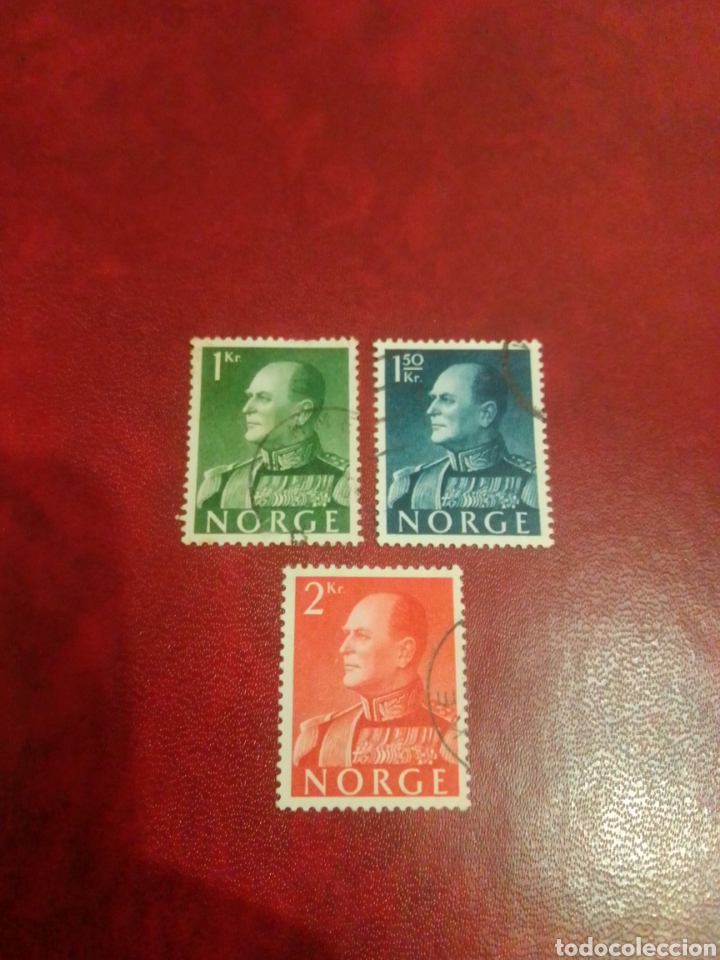 Sellos: Noruega Olav V - Foto 1