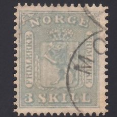 Sellos: NORUEGA, 1863 YVERT Nº 3 S. GRIS/VIOLETA. Lote 387577384