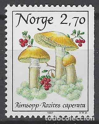 Sellos: NORUEGA 1987 - SETAS, HONGO GITANO - MNH** - Foto 1