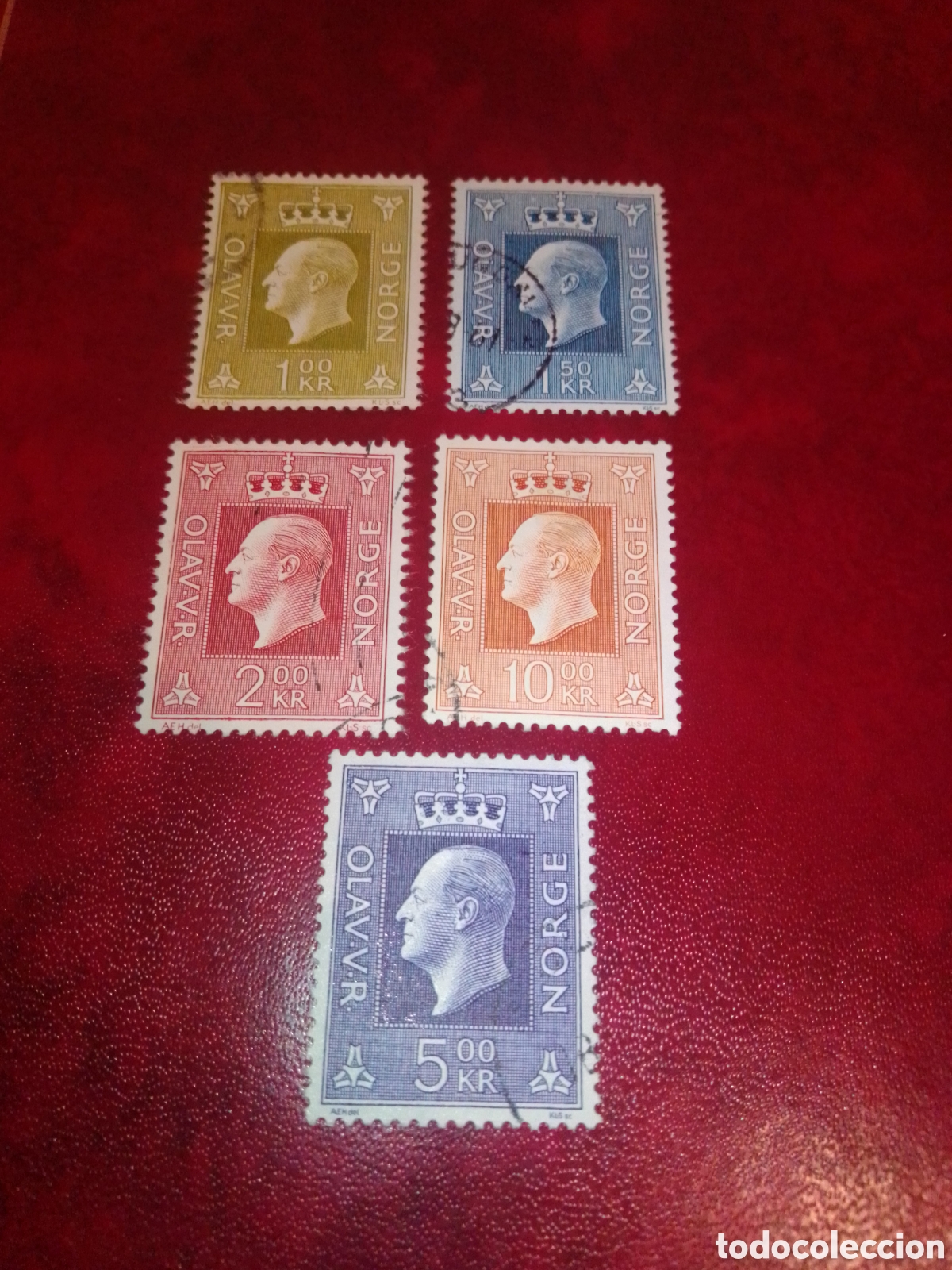 Sellos: Noruega Rey Olav ....... - Foto 1