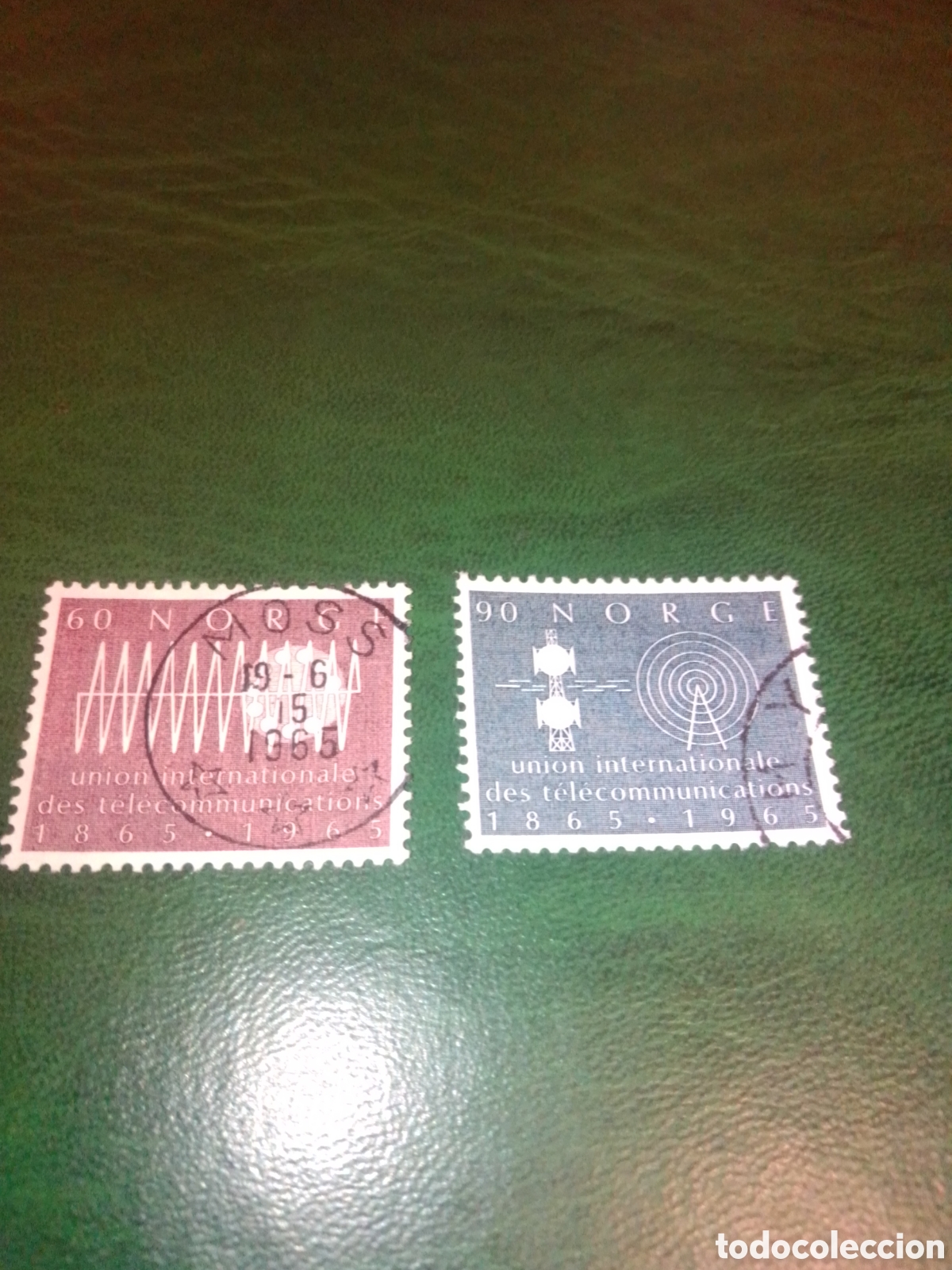 Sellos: UIT 1965 Noruega - Foto 1