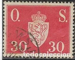 Sellos: NORUEGA SERVICIOS YVERT 63 - Foto 1