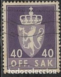 Sellos: NORUEGA SERVICIOS YVERT 75 - Foto 1