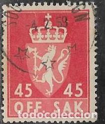 Sellos: NORUEGA SERVICIOS YVERT 77 - Foto 1
