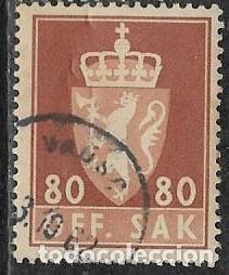 Sellos: NORUEGA SERVICIOS YVERT 85 - Foto 1