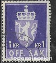 Sellos: NORUEGA SERVICIOS YVERT 87 - Foto 1