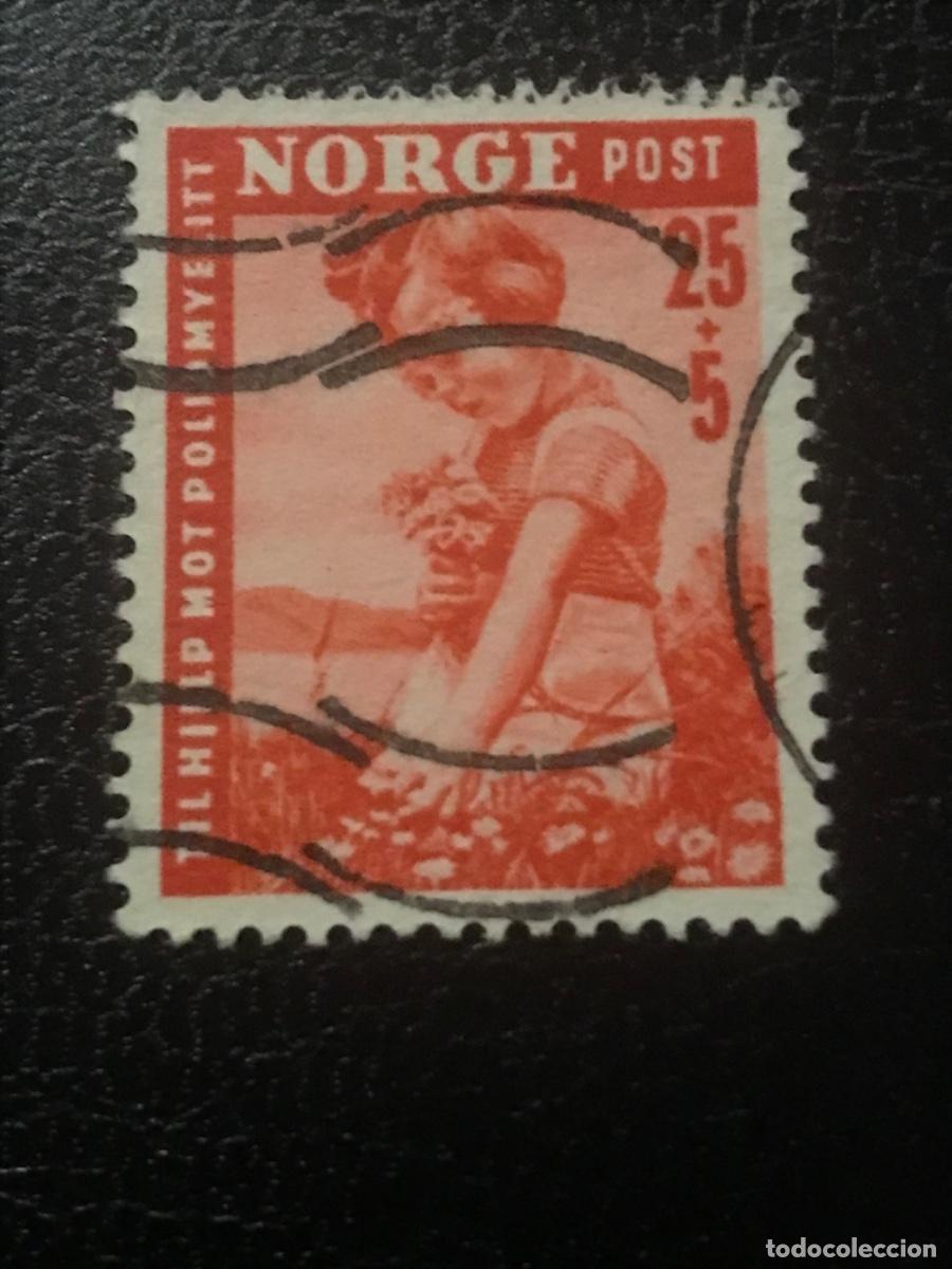 Sellos: 1950 Noruega - Foto 1
