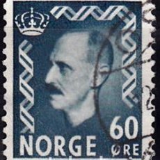 Sellos: 1950 - 1952 - NORUEGA - REY HAAKON VII - YVERT 330B