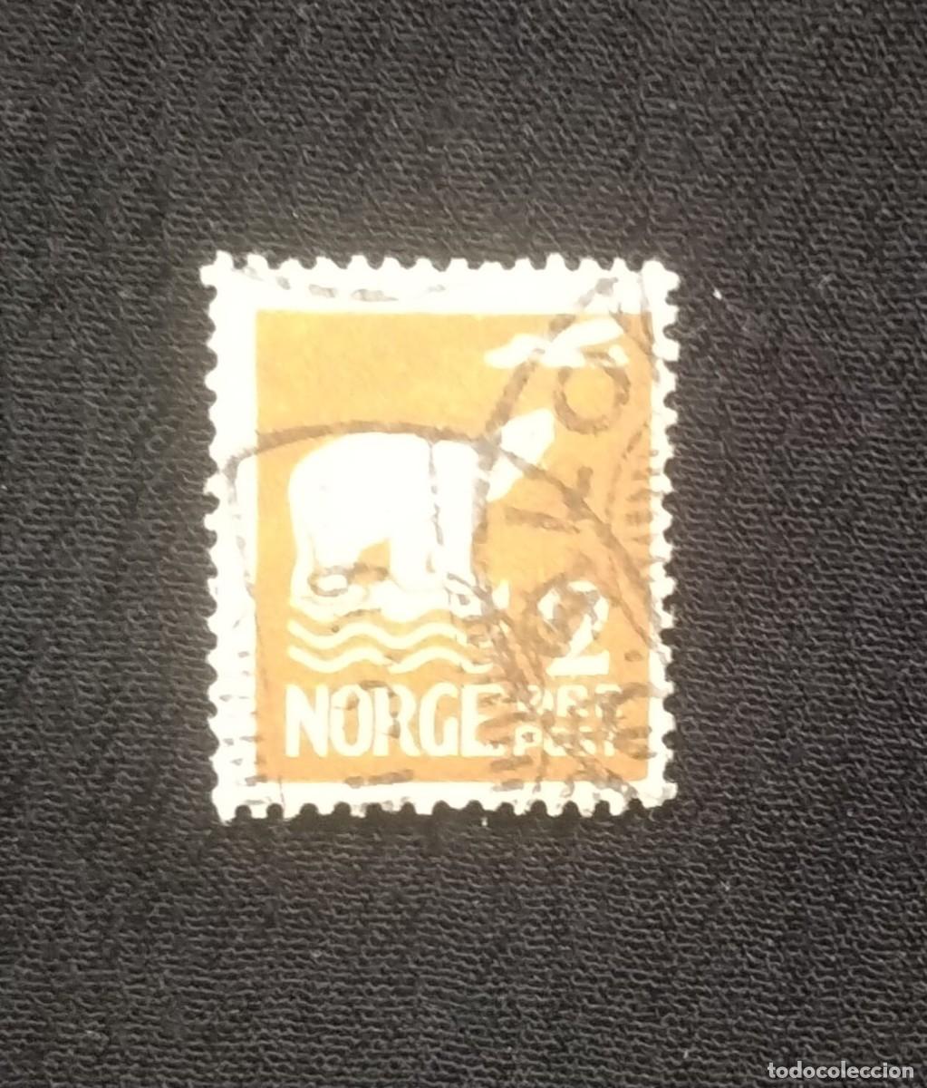 Sellos: D)1925, NORWAY, STAMP, POLAR BEAR, USED - Foto 1