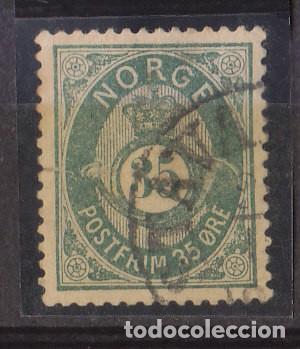 Sellos: NORUEGA- 0 29 - 1877/8.- - Foto 1