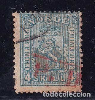 Sellos: noruega 14 usada, - Foto 1