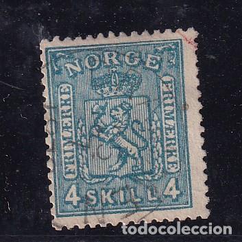 Sellos: noruega 14 usada, - Foto 1