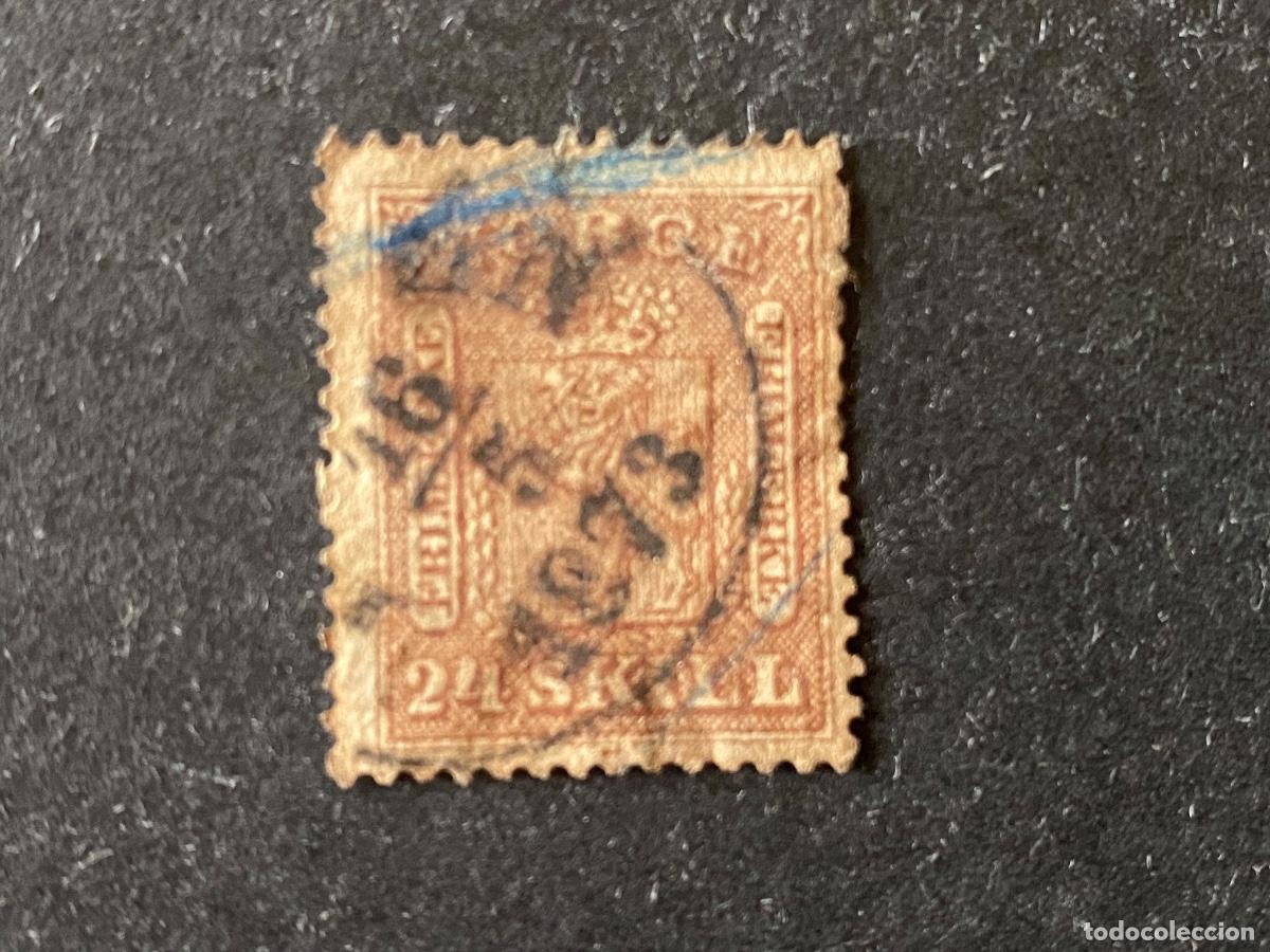 Sellos: Noruega 1863, ejemplar valioso - Foto 1