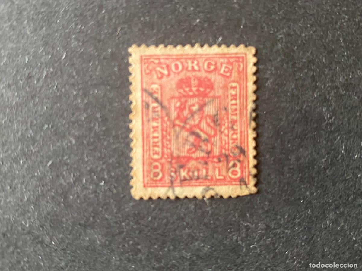 Sellos: Noruega 1867, bonito ejemplar - Foto 1