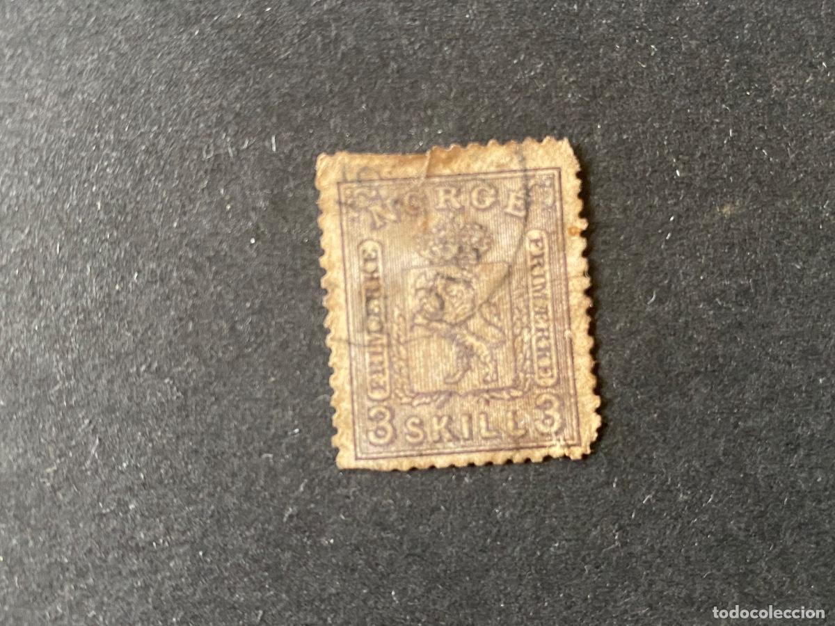 Sellos: Noruega 1867, ejemplar valioso - Foto 1