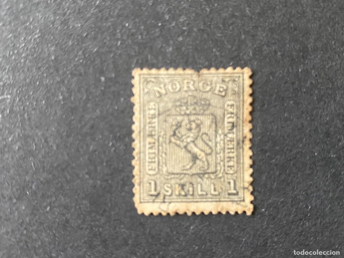 Sellos: Noruega 1867, bonito ejemplar - Foto 1