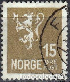 Timbres: 1926 -1929 - NORUEGA - FORMATO 16 x 19,5 - LEON PEQUE&Ntilde;O - YVERT 113