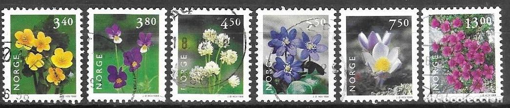 Stamps: SELLOS USADOS DE NORUEGA 1998, YT 1226/ 31