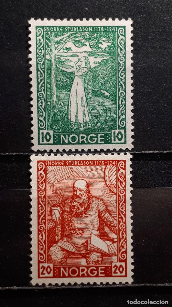 Sellos: NORUEGA. A&Ntilde;O 1941. *. YVERT TASAS 213, 215