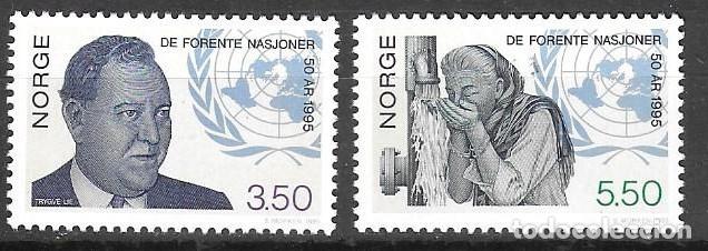 Sellos: SELLOS USADOS DE NORUEGA 1995, YT 1144/ 45